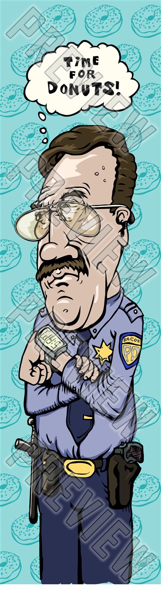 5:AM Bacon PD 8 Inch Skateboard Deck