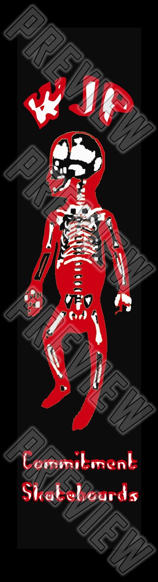 7-1/2 WJ Deck 7-1/2 Skateboard Deck