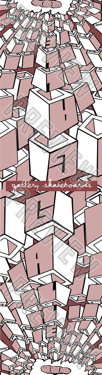 GalleryyrellaG 7-1/2 Skateboard Deck