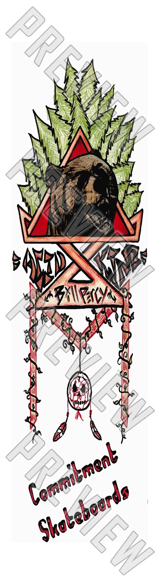 7-3/4 AK Deck  7-3/4 Skateboard Deck