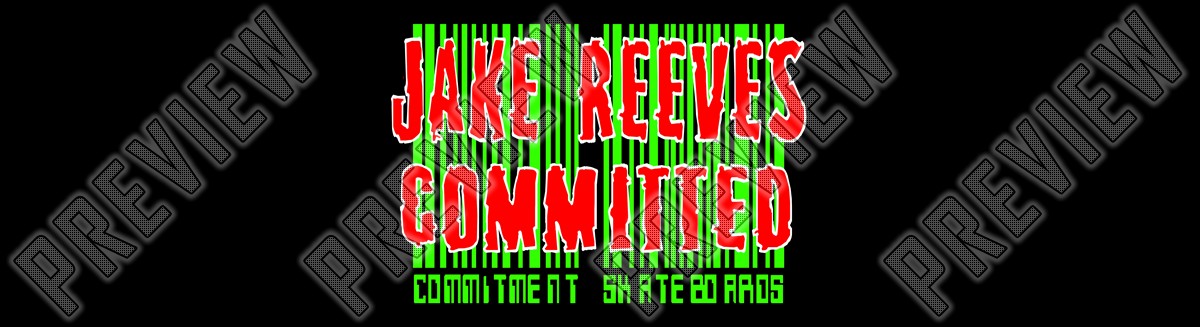 8-1/4 Jake Reeves 8-1/4 Skateboard Deck