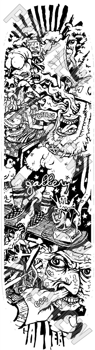 mooseknuckle 7-3/4 Skateboard Deck 