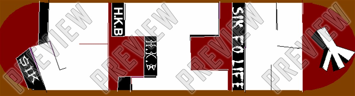 sik bold 7-3/4 Skateboard Deck