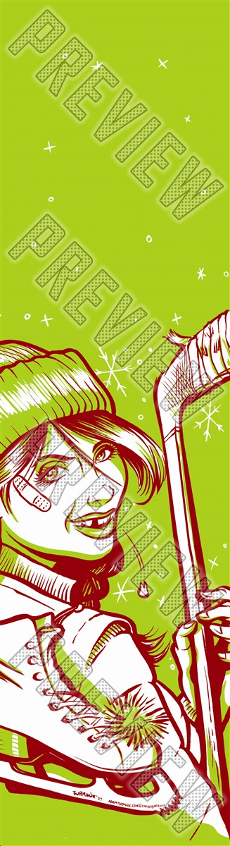 Hockey Time! 7-3/4 Skateboard Deck