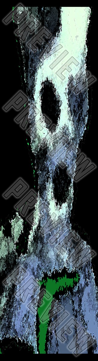 Scream Alien 7-3/4 All-Around Deck  7-3/4 Skateboard Deck