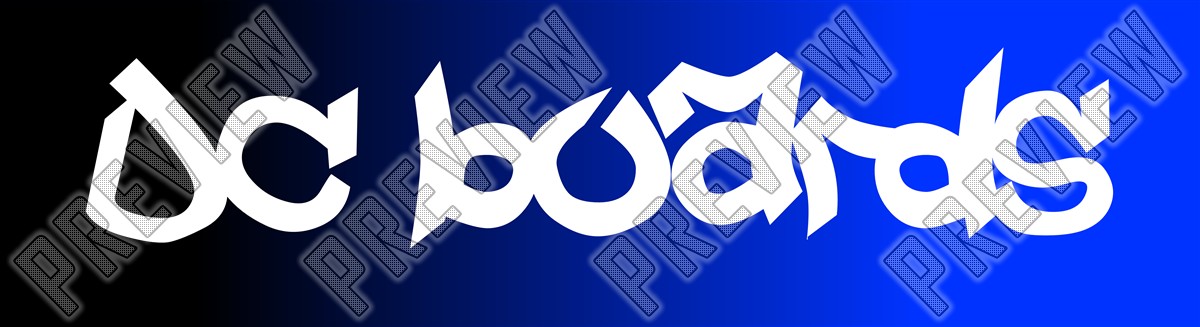 DC boards 7-1/2 Skateboard Deck