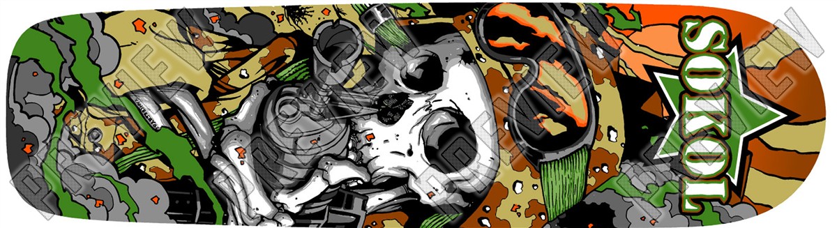 Kyle Sokol Pro Model 2 8-1/4 Skateboard Deck