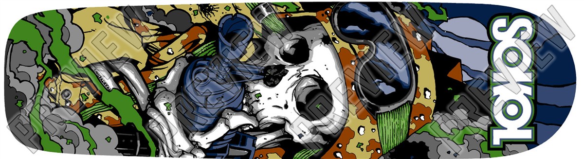 Kyle Sokol Pro Model 3 8-1/4 Skateboard Deck