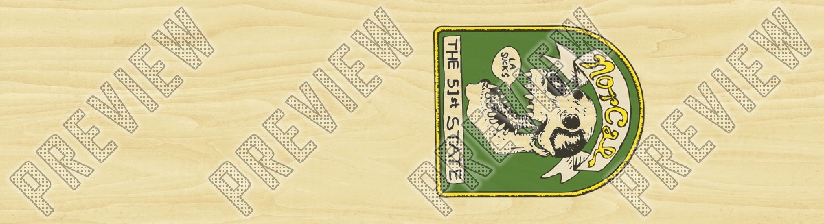 Nor Cal Long Board Pintail Longboard