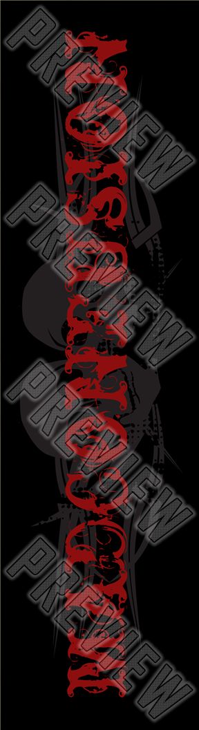 madconfusion tribal skullz 7-3/4 Skateboard Deck 