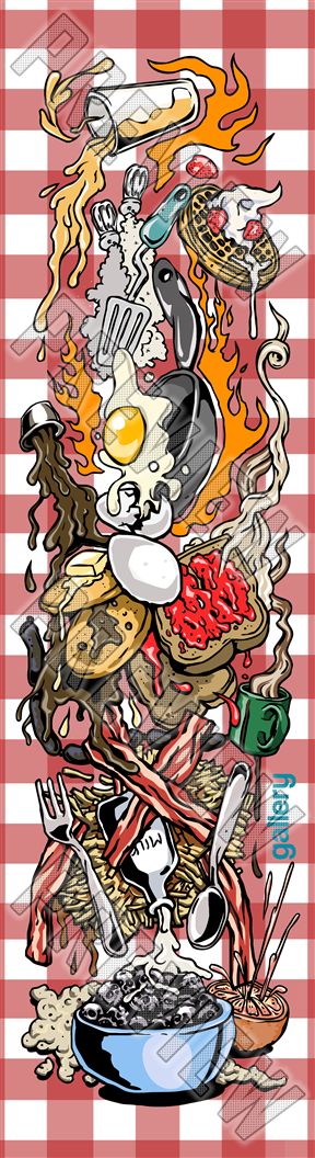 BreaXfast (limited artist series) 8-1/4 Skateboard Deck