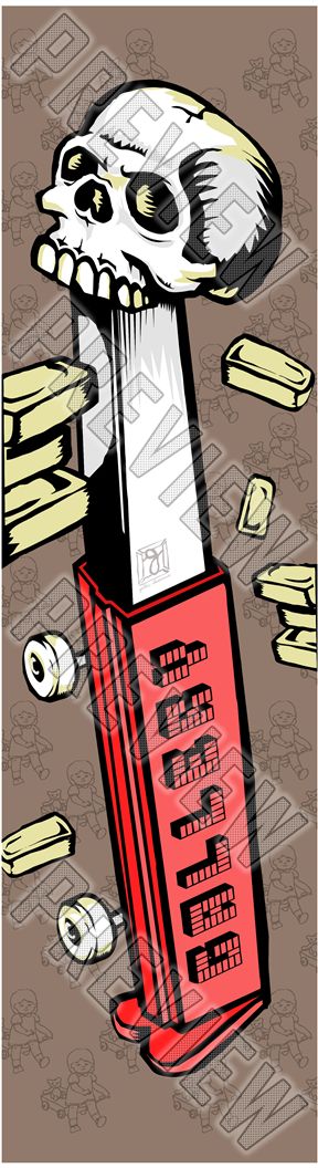 PEZDECK 7-7/8 Skateboard Deck