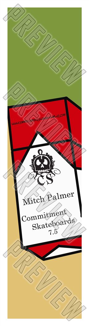 7-1/2 Inch Squid Deck 7-1/2 Skateboard Deck