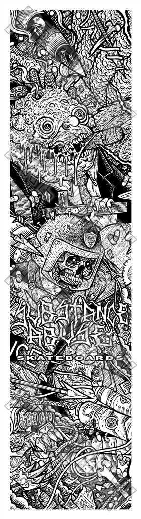 7-3/4 'APOCALYPSE' Deck 7-3/4 Skateboard Deck