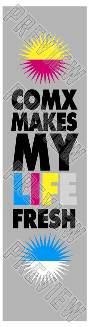 ComX Life 8 Inch Skateboard Deck