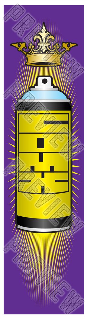 King Of Cans 7-7/8 Skateboard Deck