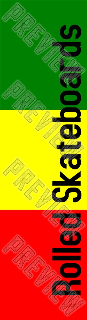 Rasta 8 Inch Skateboard Deck