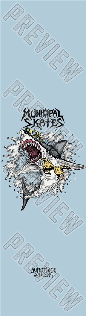 8-1/4 'TERROR SHARK' Deck 8-1/4 Skateboard Deck