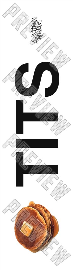 8-1/4 'PANCAKE TITS' Deck 8-1/4 Skateboard Deck