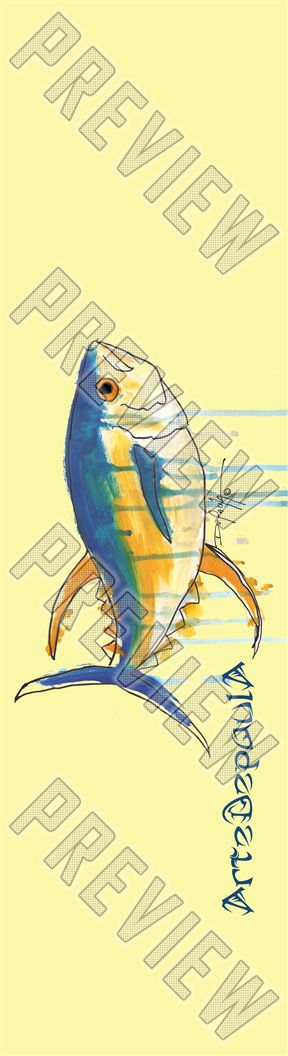 Yellowtail Tuna 7-7/8 Skateboard Deck