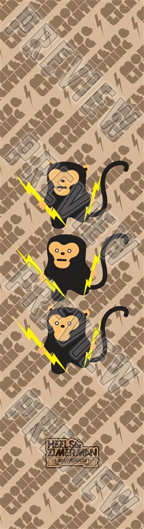 EVIL MONKEYS 8 Inch Skateboard Deck