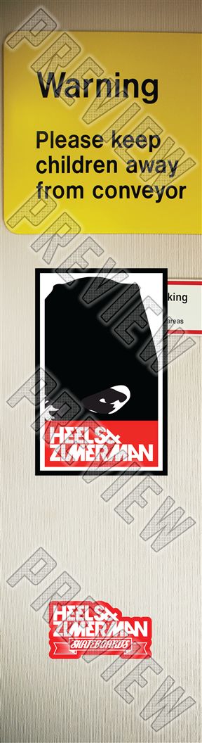 MOPPY TERRORIST 8 Inch Skateboard Deck