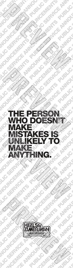 MISTAKES 8 Inch Skateboard Deck