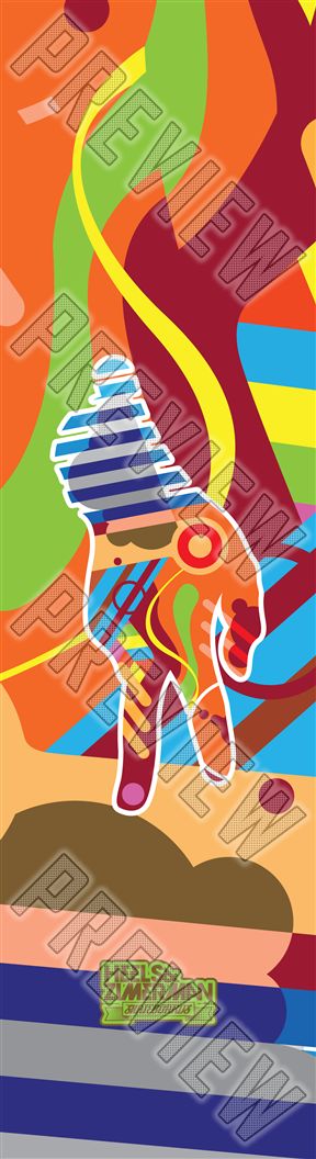 GRAPHICS ALIVE 8 Inch Skateboard Deck