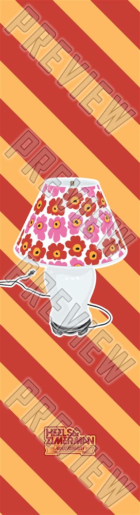 "I LOVE LAMP" 8 Inch Skateboard Deck