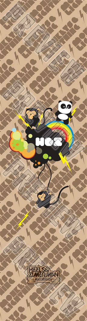 SKY MONKEYS 8 Inch Skateboard Deck