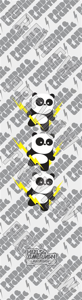 LIGHTING PANDAS 8 Inch Skateboard Deck