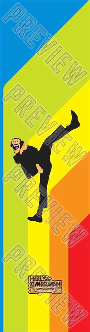 RAINBOW MONKEY 8 Inch Skateboard Deck