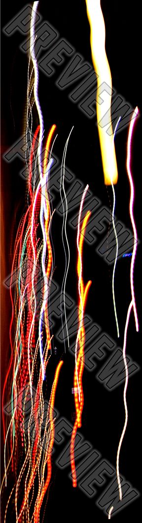 City Light Streaks 7-5/8 Skateboard Deck