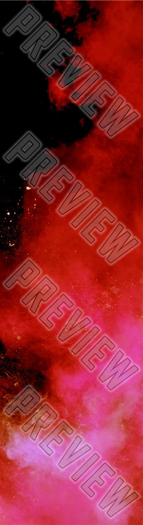 Smoke Red and Pink 7-7/8 Skateboard Deck