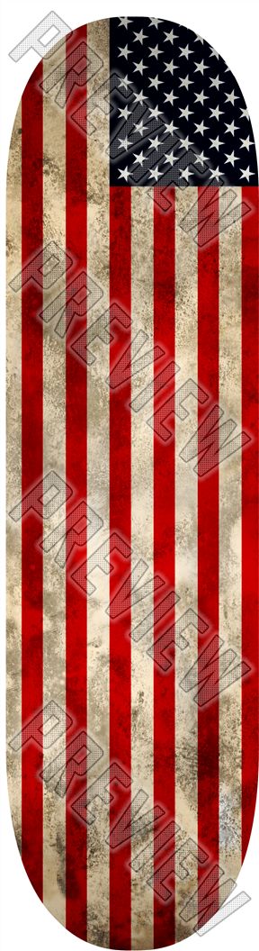 Team USA 8 Inch Skateboard Deck
