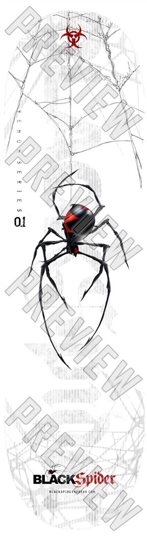 BlackWidow Girl 7-1/2 Skateboard Deck