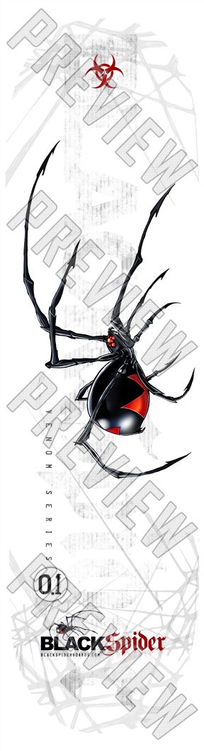Widowmaker Spider 7-1/2 Skateboard Deck