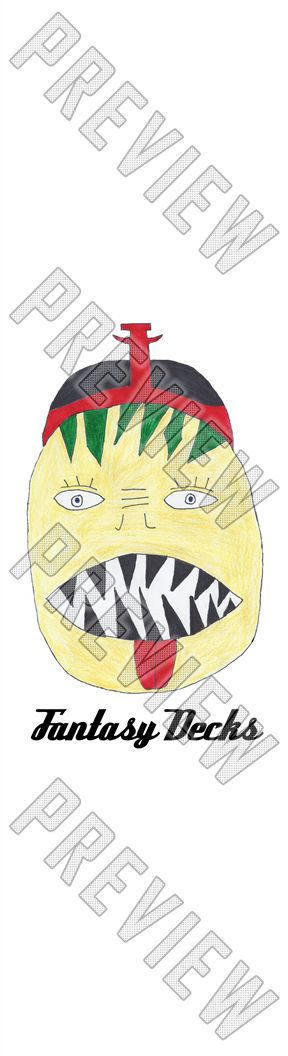 queen monster 1 7-1/2 Skateboard Deck