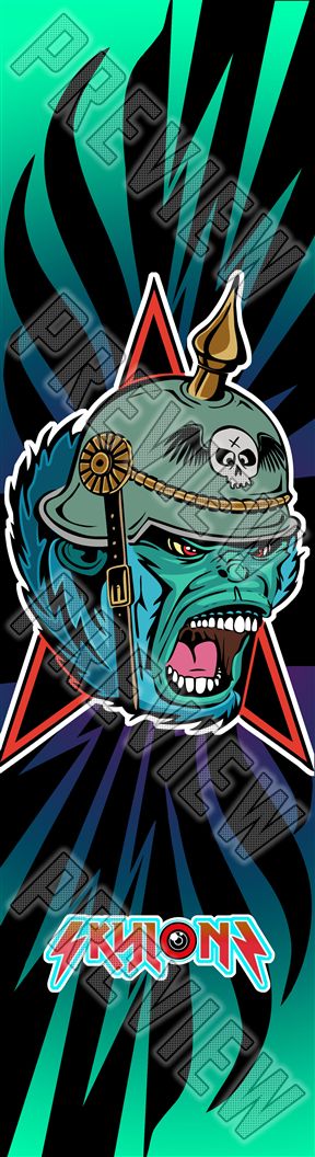 TheSlugmuky Blue 7-3/4 Skateboard Deck