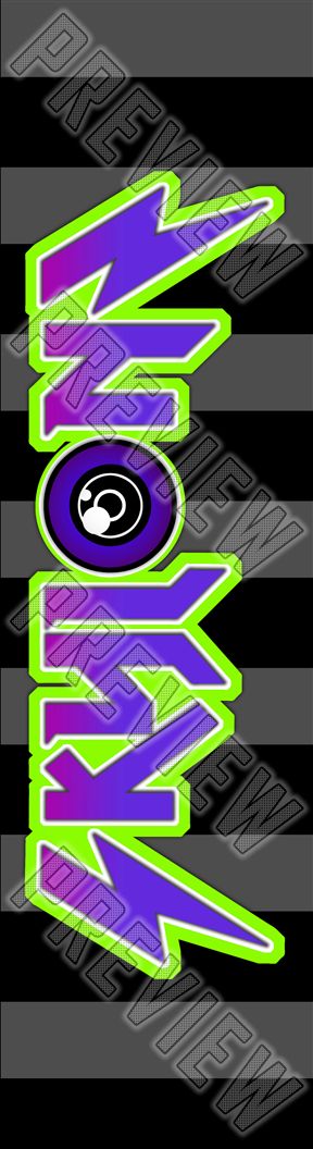 skylonz logo Purple 7-3/4 Skateboard Deck