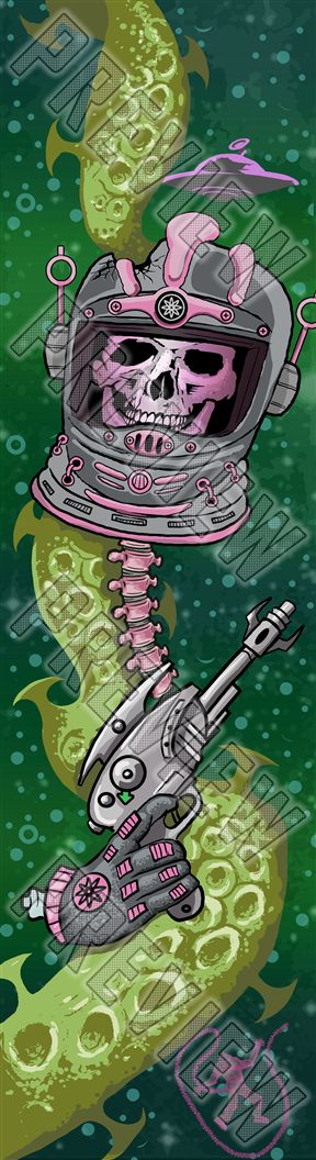 Encounter Green 7-3/4 Skateboard Deck