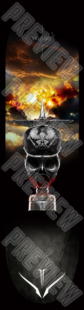 7-3/4 Skateboard Deck with Custom Graphic