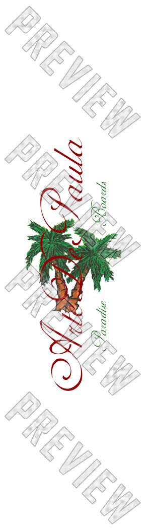 Paradise Boards 9 x 33 Inch Griptape