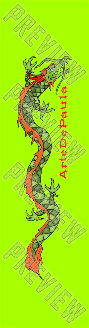 Green Dragon9 x 33 Inch Griptape 9 x 33 Inch Griptape