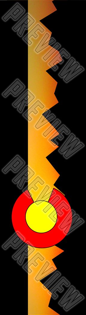 ColoRADo Sunset 9 x 33 Inch Griptape