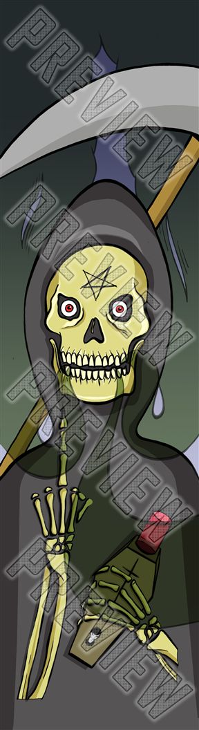 Grim Reefer 8 Inch Skateboard Deck