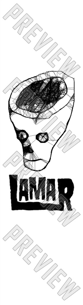 Empty Skull 7-3/4 Skateboard Deck