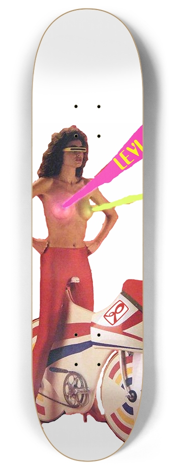 lazer boobs 8 Inch Skateboard Deck