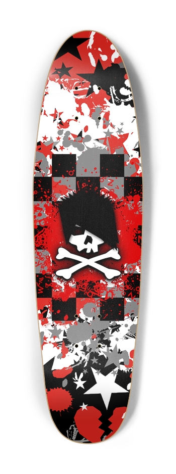 Emo Skull Cruiser Shape Cruiser Shape