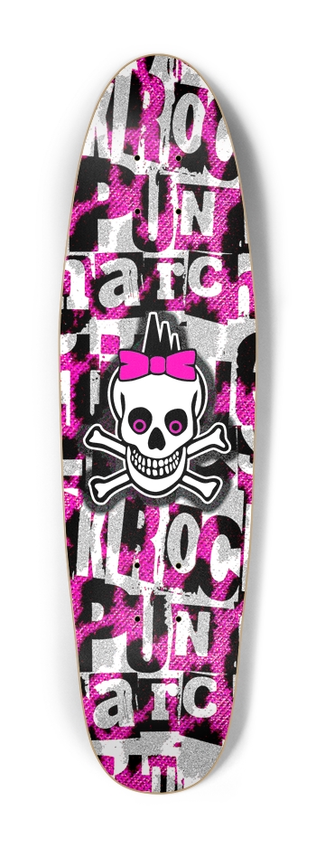 Girly Punk Skull Cruiser Shape